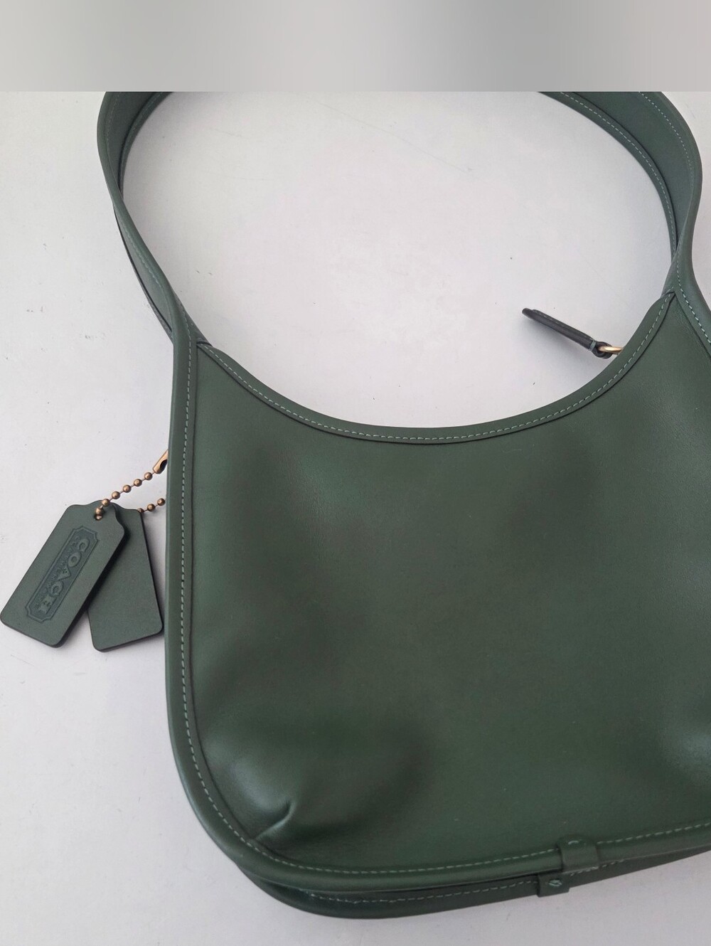 Coach Green Leather Hobo